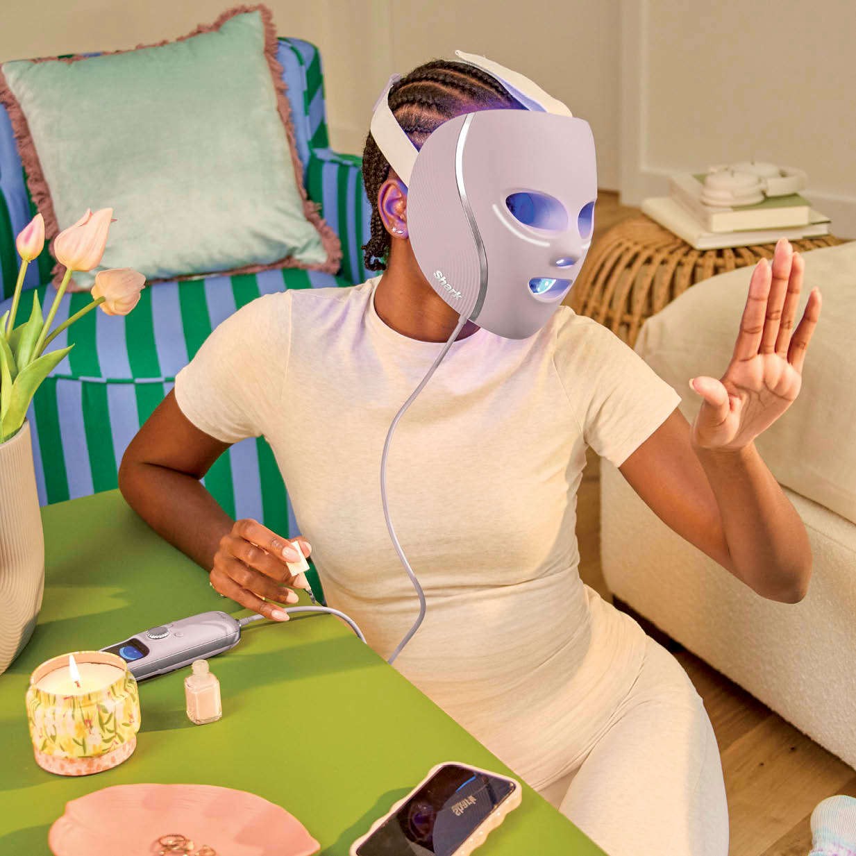 CryoGlow LED Face Mask